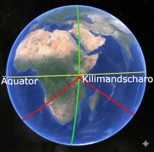 Abb. 6   Mittelpunktstellung des Kilimandscharos th